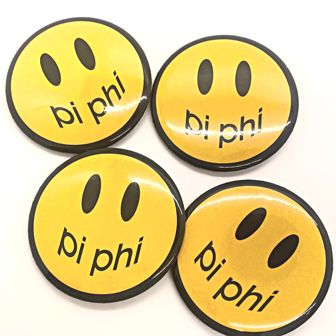Sorority Smiley Face Buttons