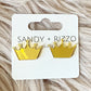 Sandy + Rizzo Gold Crown Stud