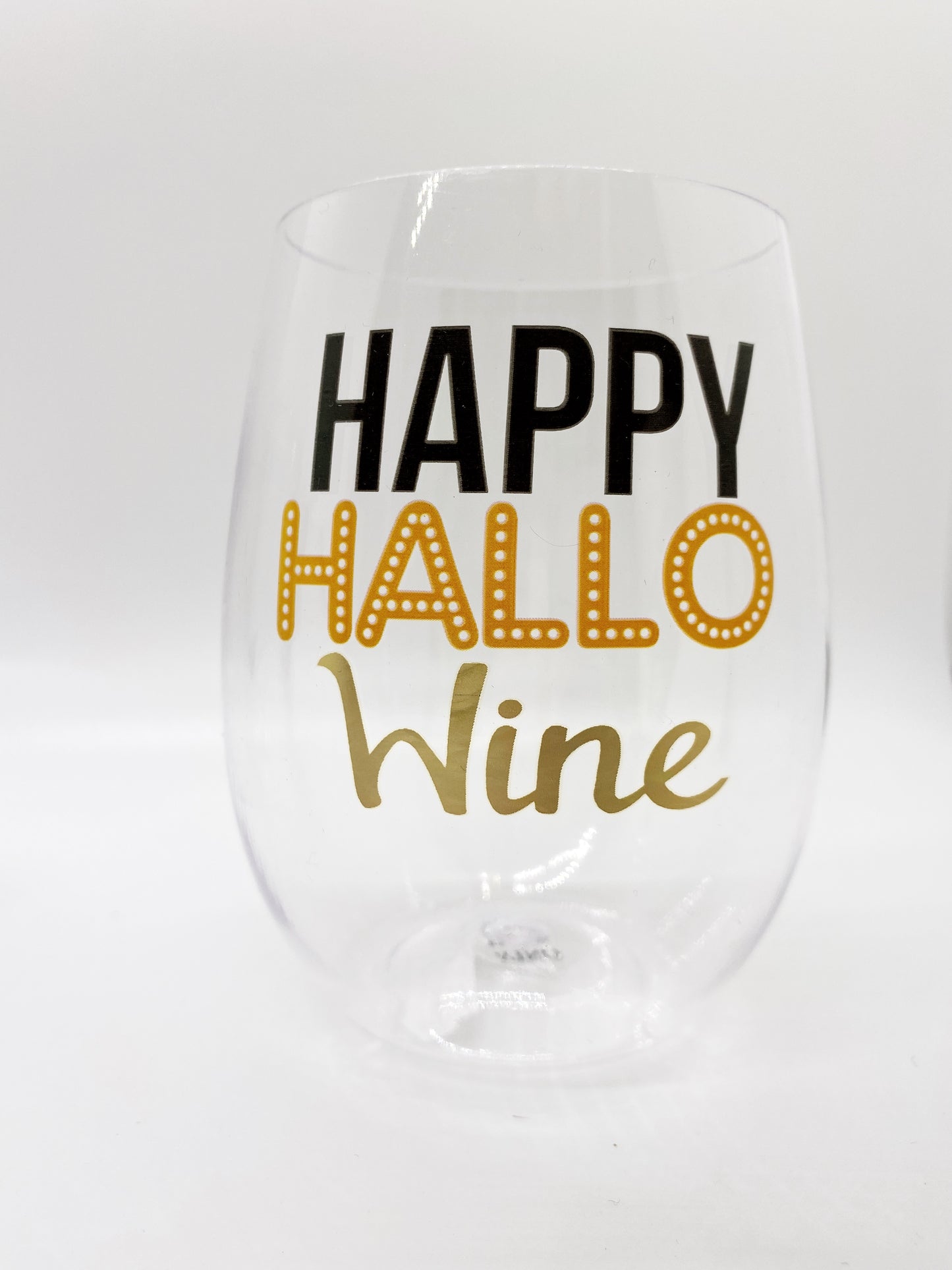 Happy HalloWine Wine Glass