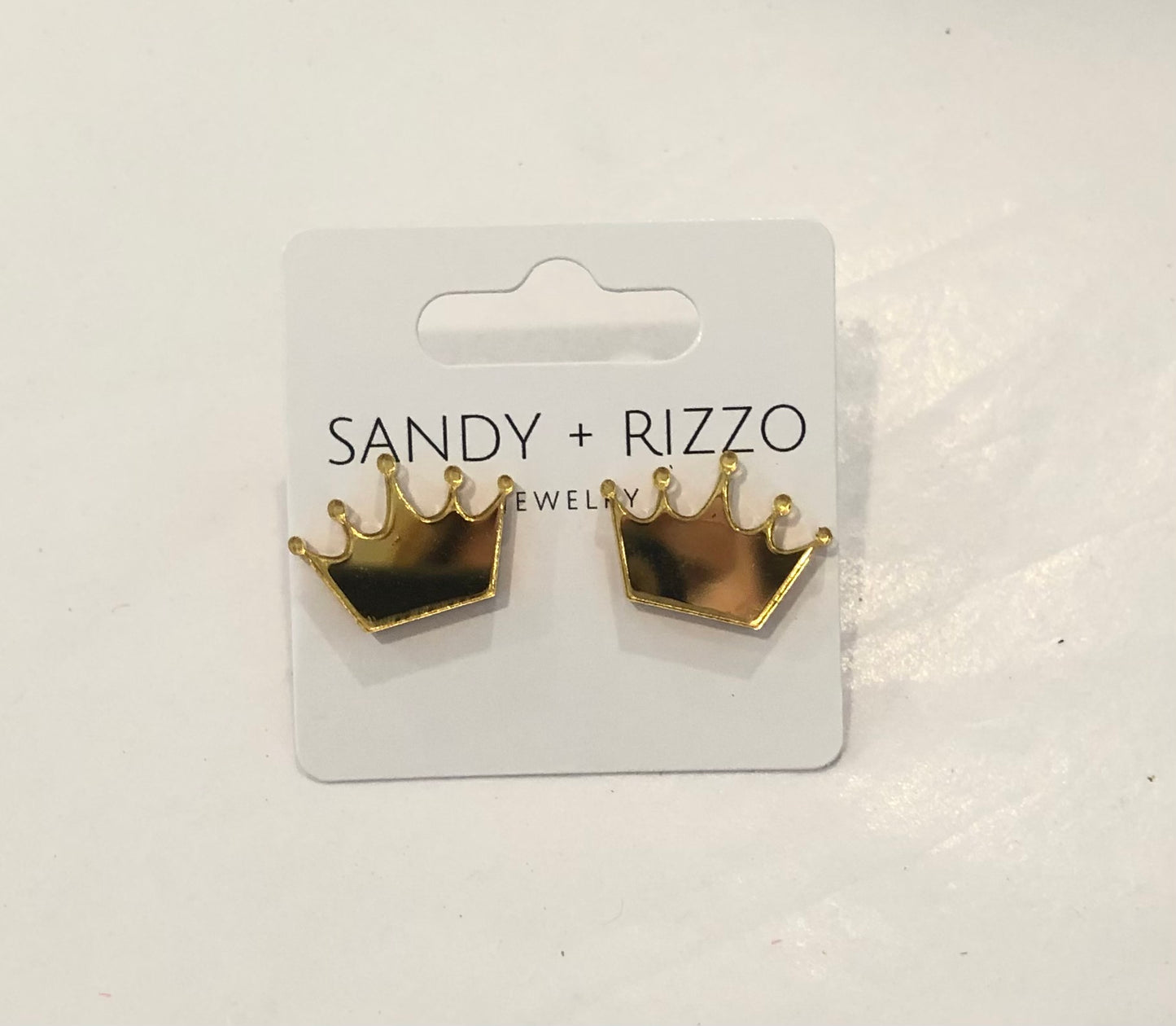 Sandy + Rizzo Gold Crown Stud