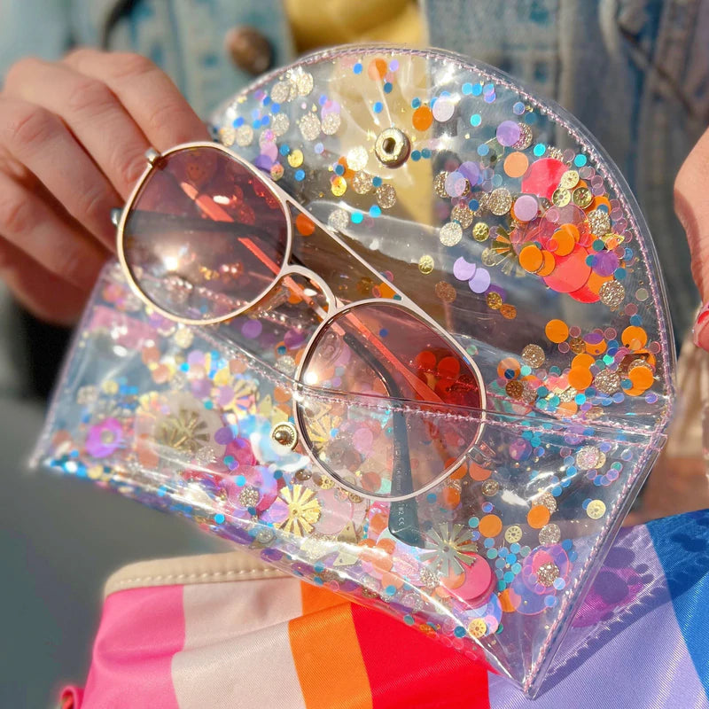 Packed Party Side of Sunshine Sunglasses Case