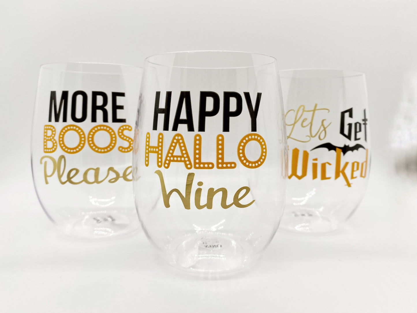 Happy HalloWine Wine Glass