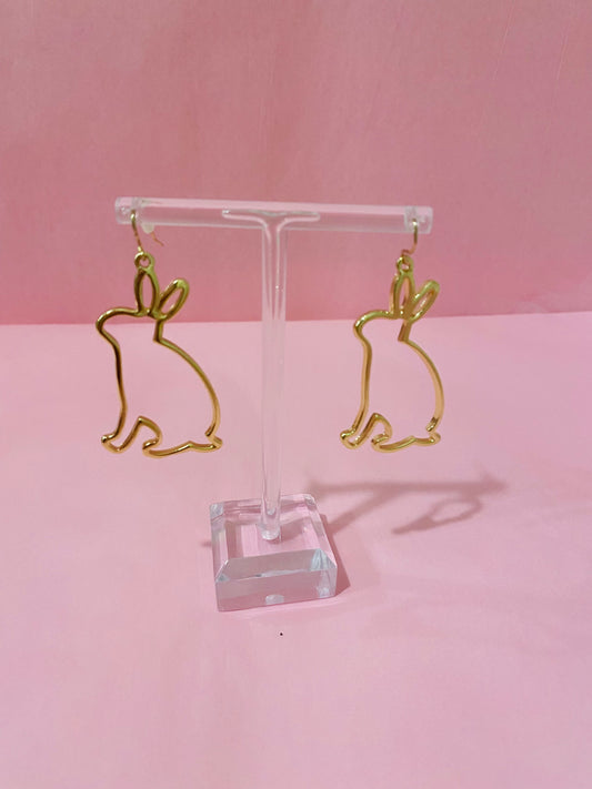 Bunny Tails Gold Earring