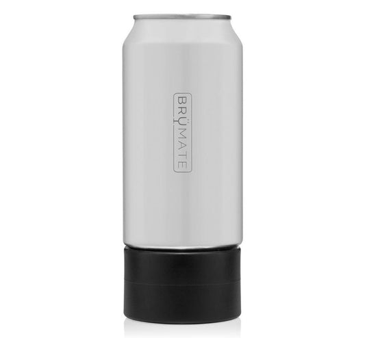 Artic Adapter in Black. This Brumate adapter enables use with all 12oz standard cans. Filled with a non-toxic, long-lasting freezable gel, it will keep your beer ice-cold until the very last drop. 