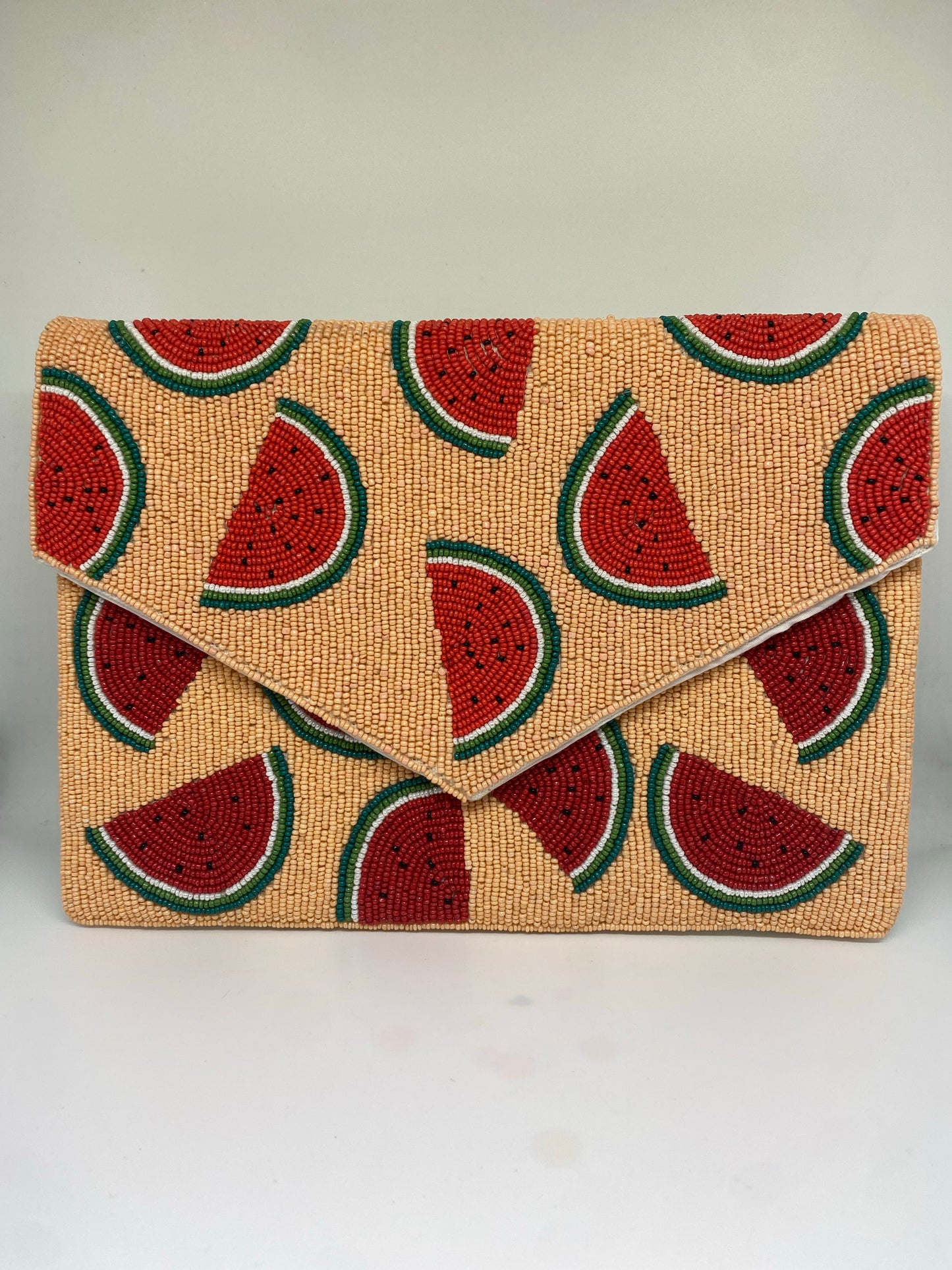 Watermelon Beaded Bag