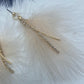 Fancy Feathers Gold Earrings