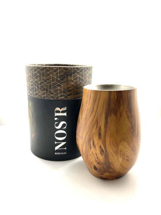 NOS’R Insulated Nosing Glass Walnut