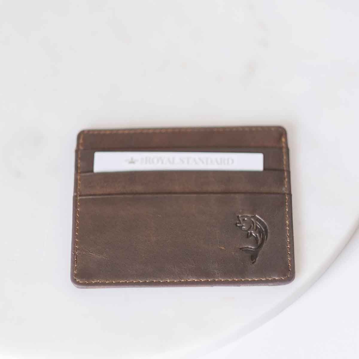 Leather Embossed Slim Wallet