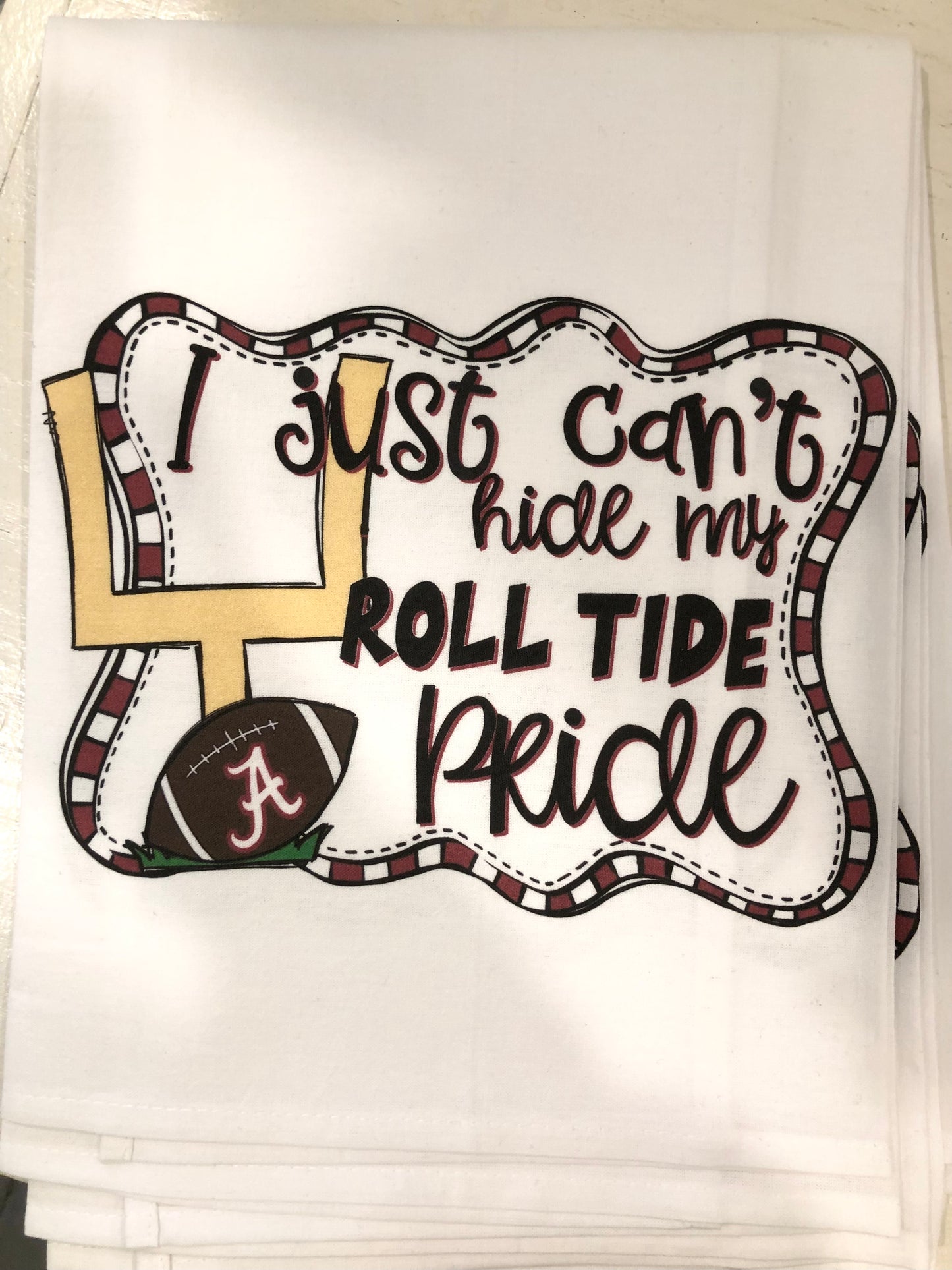 Roll Tide Pride Tea Towel