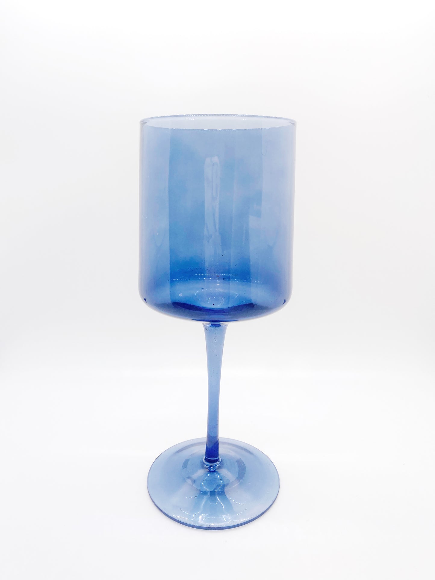 Iridescent Mid-Century Wine Glass