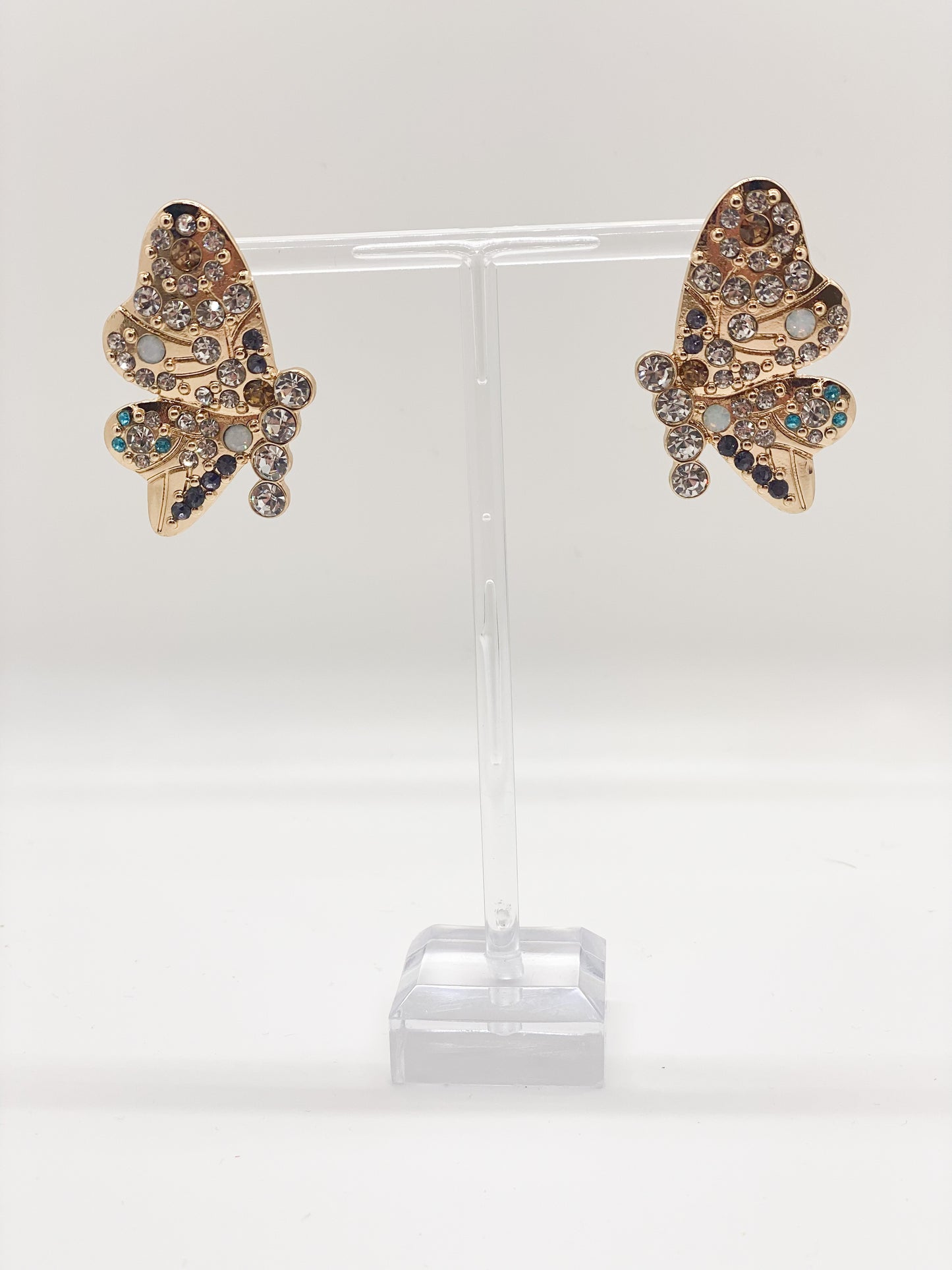 Bling Butterfly Earrings