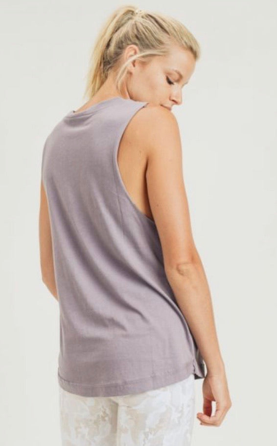 Small Lavender Muscle Tank