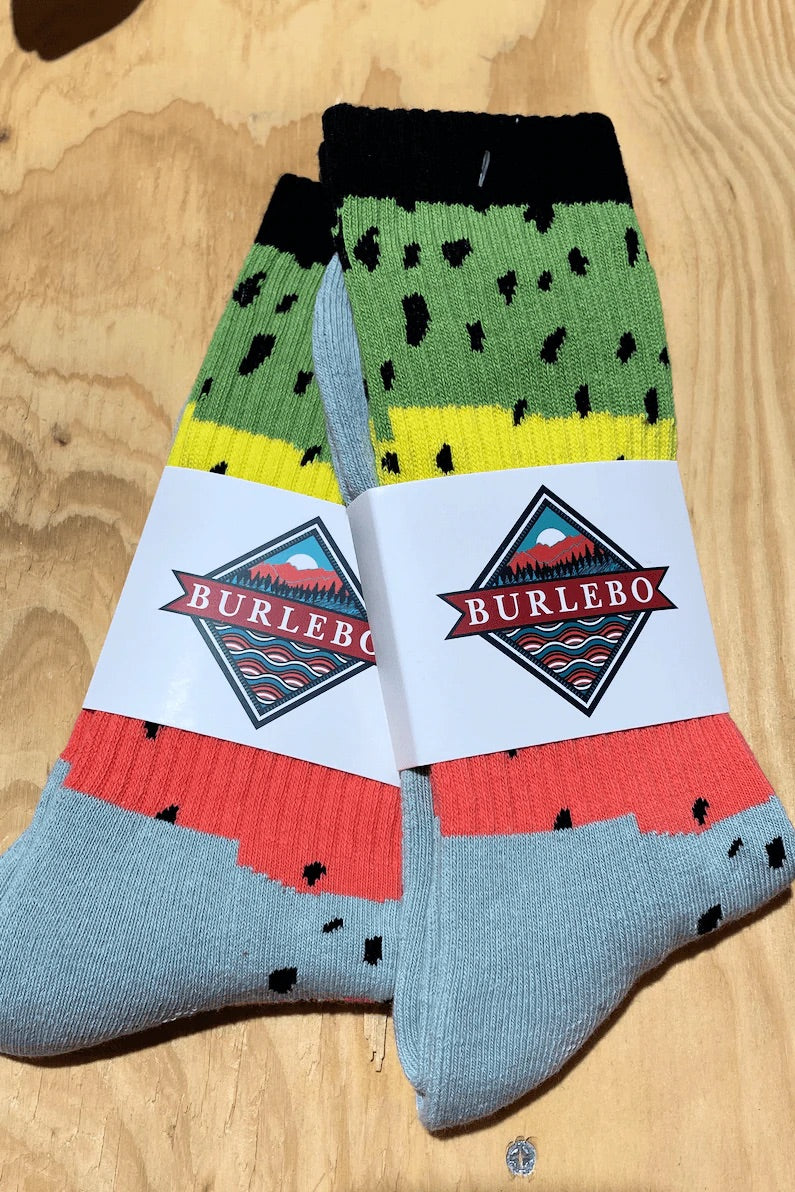 Burlebo Rainbow Trout Socks