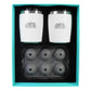 Toadfish White Non-Tipping 10oz Rockers Tumbler Gift Set